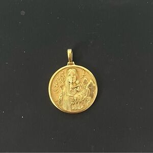 Gold Awe Inspired Gaia Pendant